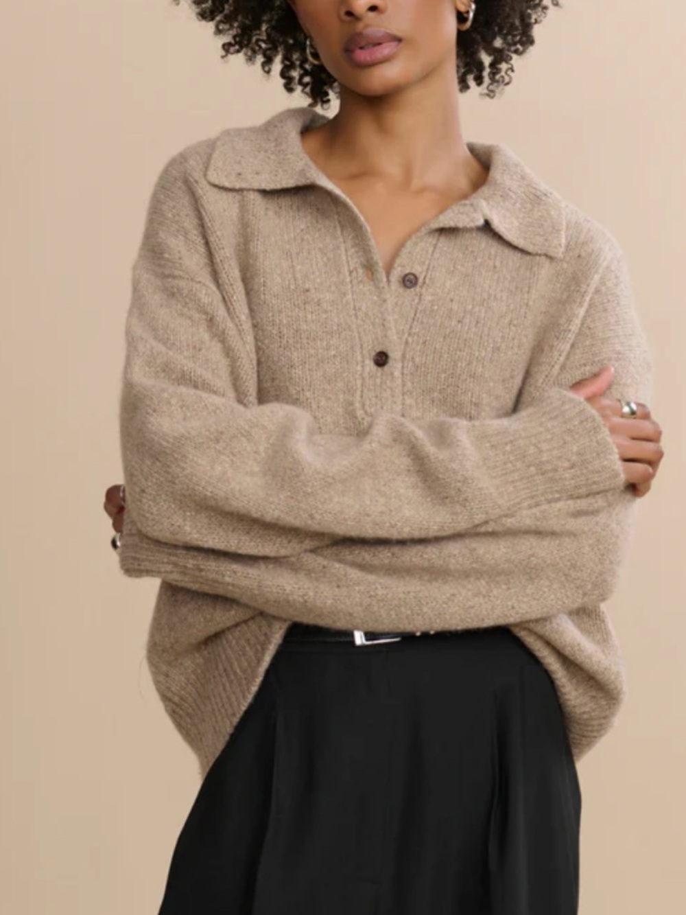 Jenni Kayne Cashmere Burke Polo size S